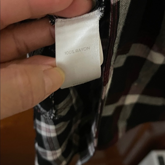 J. Jill Mixed Plaid Button-Up Long Sleeve Tunic Size XL - Picture 7 of 9